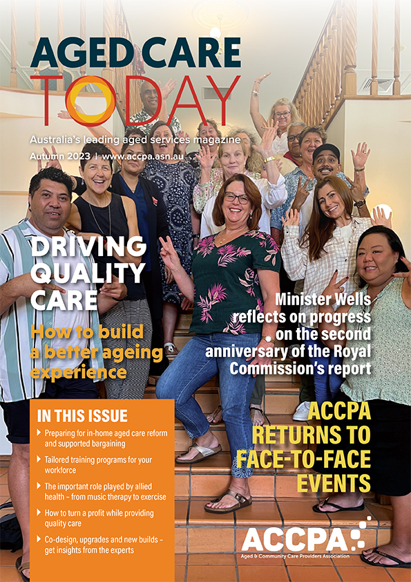 Aged Care Today Autumn 2023 Cover